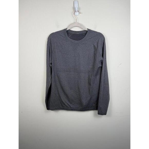 Lululemon Metal Vent Long Sleeve Shirt Mens Medium Grey Athletic Performance - Picture 1 of 6